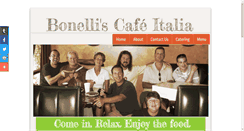 Desktop Screenshot of bonelliscafeitalia.com