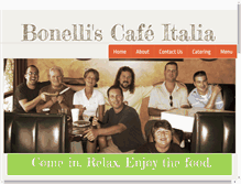 Tablet Screenshot of bonelliscafeitalia.com